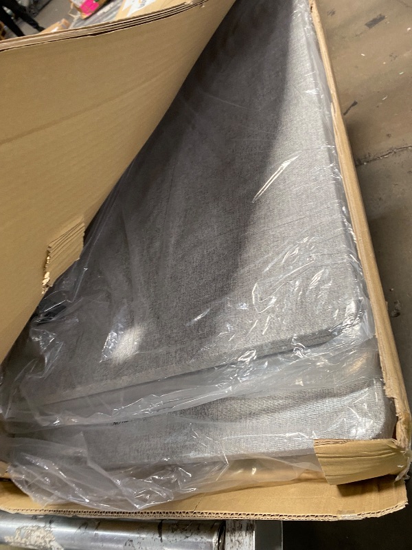 Photo 1 of ***MISSING PARTS***VIVO Freestanding 72 x 66 inch Privacy Panel, Cubicle Divider, Acoustic Wall Partition, x3 24 inch Panels, Dark Gray, PP-3-T072D