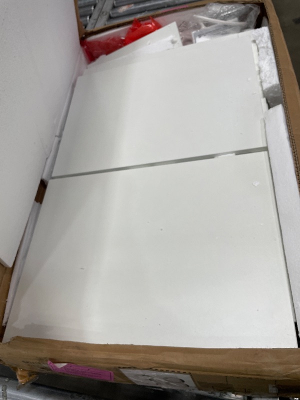 Photo 1 of **INCOMPLETE**White console table