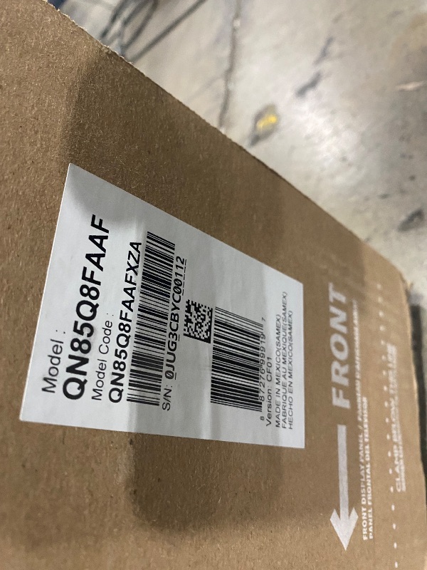 Photo 1 of **DAMAGED, PSRTS ONLY**Samsung 85-Inch Class QLED Q8F 4K UHD Smart TV (2025 Model) Q4 AI Processor, 100% Color Volume with Quantum Dot, AirSlim Design, Endless Free Content, Samsung Vision AI, Alexa Built-in
