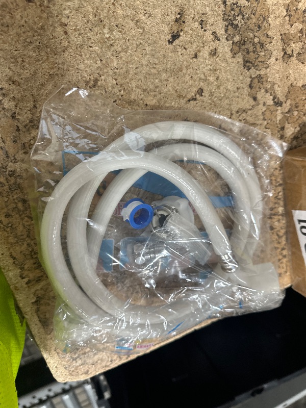 Photo 1 of 1.5 Meter Portable Washing Machine Drain Hose with Quick Connect, Universal Water Discharge Pipe Extension Kit, Flexible Replacement Hose for Compact and Standard Washers, Leak-Proof Design