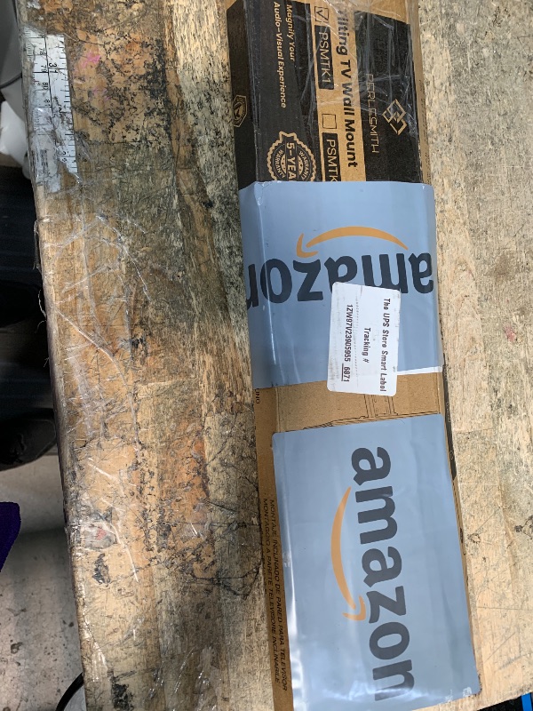 Photo 1 of **MISSING HARDWARE** PERLESMITH Tilting TV Wall Mount Bracket Low Profile for Most 23-60 inch LED LCD OLED, Plasma Flat Screen TVs with VESA 400x400mm Weight up to 115lbs, Fits 16" Wood Stud