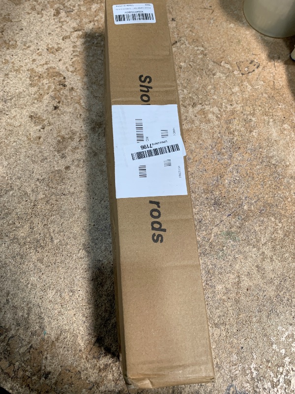 Photo 1 of ***MISSING PARTS***
CorkLatta Black Shower Curtain Rod 31 to 104 Inch,1 Inch Diameter Adjustable Spring Tension Curtain Rod No Drilling Stainless Steel Telescoping Rod,No Rust