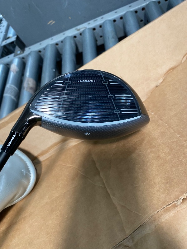 Photo 1 of **HAS SOME DAMAGE TO HEAD** TaylorMade Golf Qi35 Driver 10.5 Degree Ventue Blue Stiff Right Handed