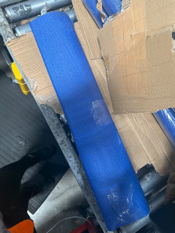 Photo 1 of 1 Pack 3 mm Thin Yoga Mats Bulk, Lightweight PVC Exercise Mats Non Slip Workout Fitness Pads for Yoga Pilates Stretching Classes Gym Home Studio, Easy to Clean (Dark Blue)