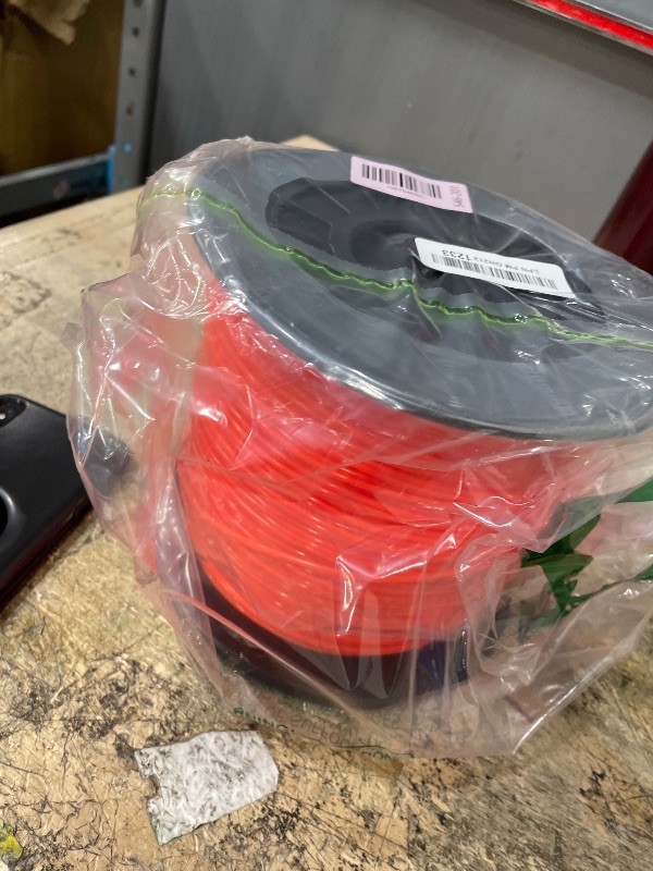 Photo 1 of 095 Trimmer Line, 095 Weed Eater String, 0.095" Weed Wacker String, Commercial Grade Round Nylon String Trimmer Line .095 Replacement For String Trimmer Weed Trimmers .095"-1480ft-5lb-Spool(Orange?