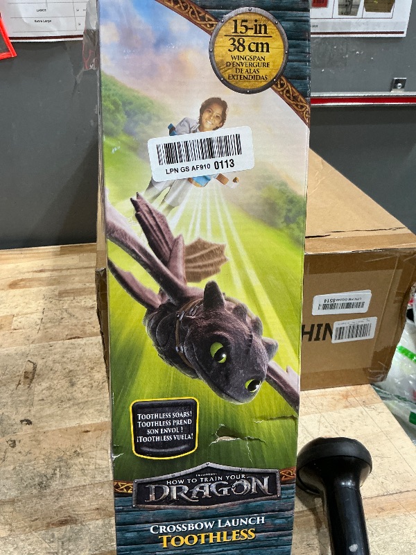 Photo 1 of (broken missing)DreamWorks Dragons. How to Train Your Dragon, Crossbow Launch Toothless, Flying Stunt Glider, Kids Toys for Boys & Girls Ages 4 and up (Amazon Exclusive)