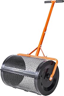 Photo 1 of ***MISSING PARTS***VEVOR
Compost Spreader, 24 in Wide Peat Moss Spreader with T Shaped Handle, 3 Heights Adjustable, Powder-Coated