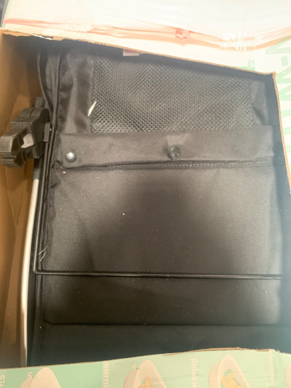 Photo 1 of **MISSING BOTTOM PART OF STROLLER** Hagaday 2-in-1 Convertible Baby Stroller with Bassinet Mode - Black