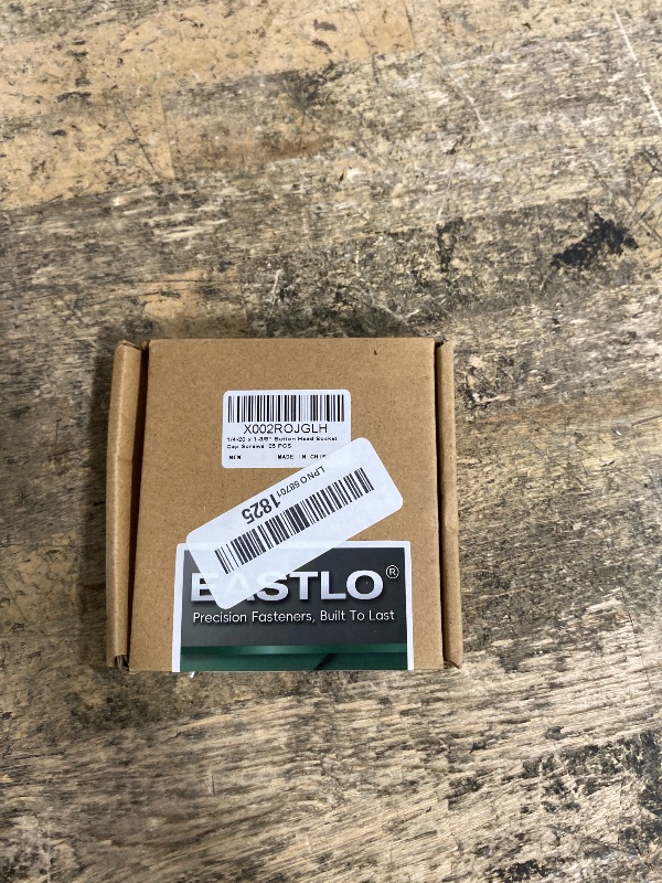 View 2 of 1/4-20 x 1-3/8" Button Head Socket Cap Bolts Screws, 304 Stainless Steel 18-8, Allen Hex Drive, Bright Finish, Fully Machine Thread, Pack of 25