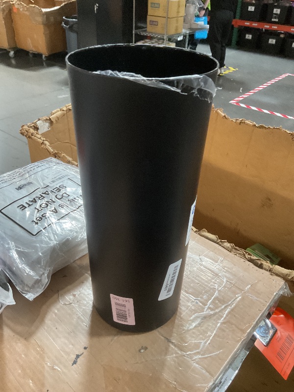 Photo 1 of ***MISSING PARTS***
iDesign Freestanding Bathroom Toilet Paper Storage Holder with Lid for 3 Extra Rolls, Matte Black