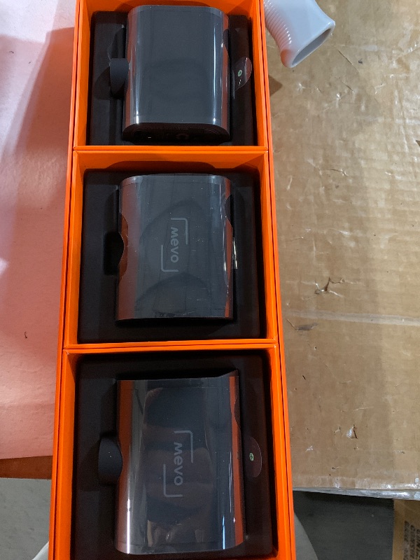 Photo 1 of ***DAMAGED - SEE NOTES/PICTURES*** Logitech for Creators Mevo Start 3-Pack Wireless Live Streaming Cameras, for Multi-Camera HD Video,App Control and Stream via Smartphone or Wi-Fi