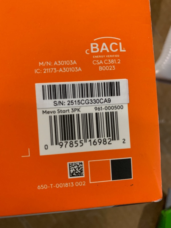 Photo 1 of ***DAMAGED - SEE NOTES/PICTURES*** Logitech for Creators Mevo Start 3-Pack Wireless Live Streaming Cameras, for Multi-Camera HD Video,App Control and Stream via Smartphone or Wi-Fi