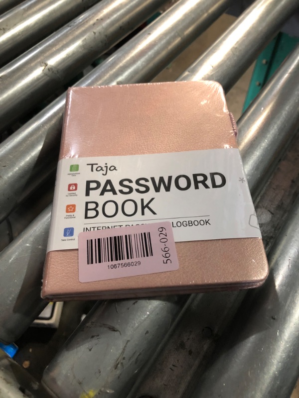Photo 1 of ***FACTORY SEALED***Taja Password Keeper Book with Alphabetical Tabs, Small Password Books for Seniors, Password Notebook for Internet Website Address Log in Detail, Password Logbook to Help You Stay Organized - Rose Gold