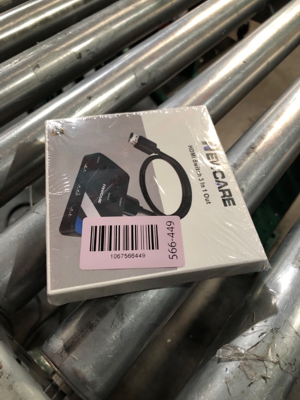 Photo 1 of ***FACTORY SEALED***[Upgrade] HDMI Switch 3 in 1 Out, 4K@60Hz HDMI 2.0 Switch Splitter with 2.6FT Long HDMI Cable, 3-Port HDMI Switcher Selector, Supports 4K 30Hz 3D 1080P HDCP2.2 for PS5 Xbox DVD Player Fire Stick PC