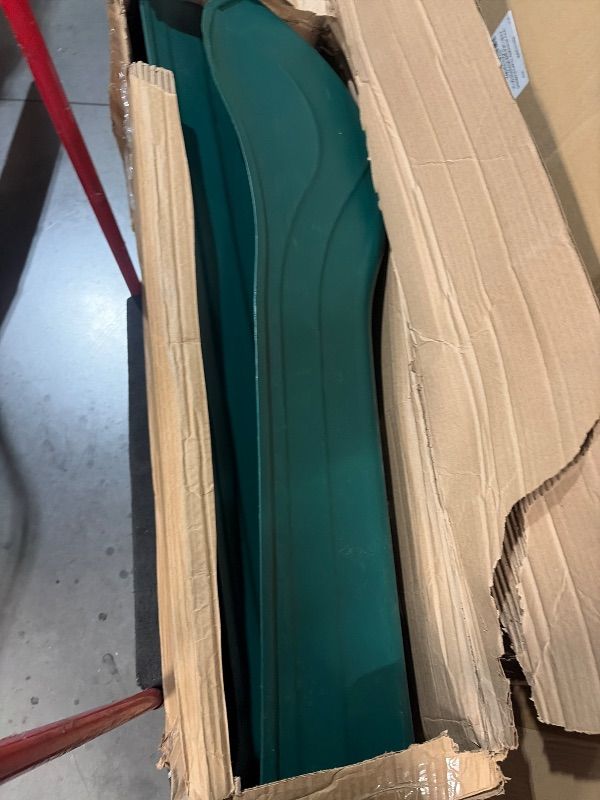 Photo 1 of ***MISSING HARDWARE***
Swing-N-Slide NE 4699-T Super Summit Slide 3 Piece Plastic Scoop Slide for 5' Swing Set Deck Heights, Green