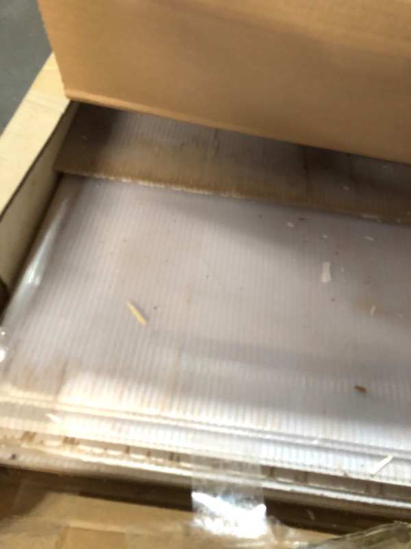 Photo 1 of ***HEAVILY USED***
8X12 FT Greenhouse for Outdoors, Large Walk-in Polycarbonate Greenhouse Kit, Aluminum Frame, Lockable Door, Roof Vent, Ground Spikes, for Garden, Patio, Backyard, Outdoor Plant Growth