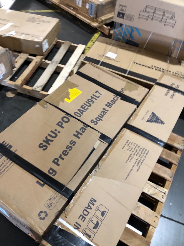 Photo 1 of ***PARTIAL SET SEE NOTES***
Garvee Leg Press Hack Squat Machine 2 in 1 Combo Workout Machine for Home Gym with Linear Bearing & Solid Steel Pipe, Lower Body Strength Training Equipment