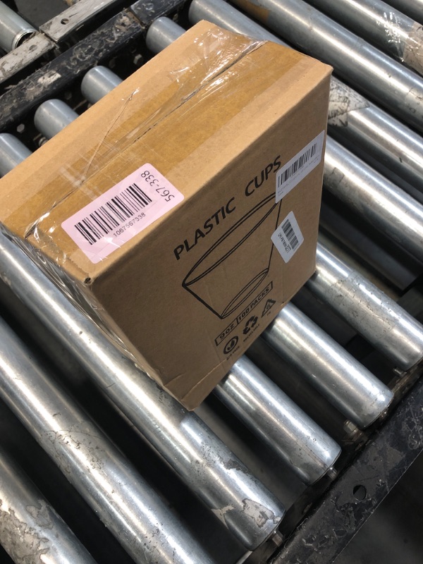 Photo 1 of ***MISSING PARTS***
RACETOP 9 oz Clear Plastic Cups 100 packs, Disposable Plastic Party Cups Tumblers, Cocktail Cups, Perfect for Parties, Wedding and Events