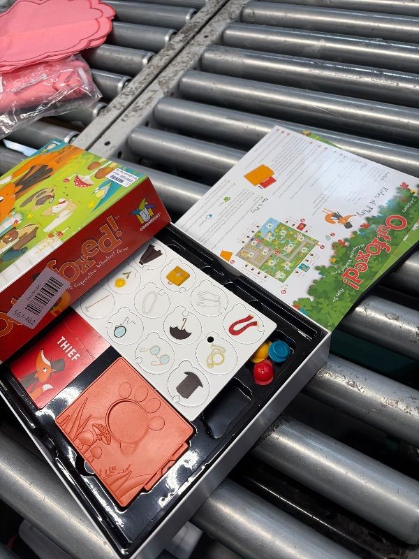 Photo 1 of ***MISSING FOX AND HAT***
OUTFOXED, A CLASSIC WHO DUNNIT GAME FOR PRESCHOOLERS, 4 players