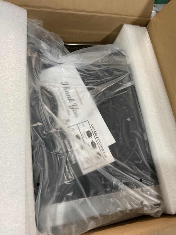 Photo 1 of ***FACTORY SEALED*** VoltCuisine 1800W Single Induction Cooktop, Stainless Steel Portable Electric Stove — Available in A/B Panel Styles (silver)