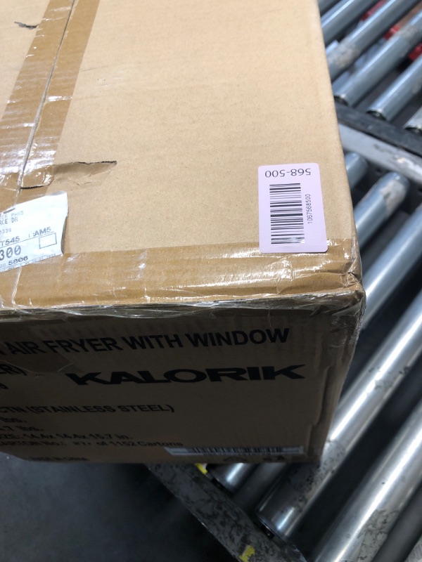 Photo 1 of ***FACTORY SEALED*** Kalorik Air Fryer 7 Quart Capacity with Touchscreen Controls 10 Cooking Presets in 12 Food Categories with Large Illuminated View Window and Nonstick Basket & Trivet, 1500-Watts, Black