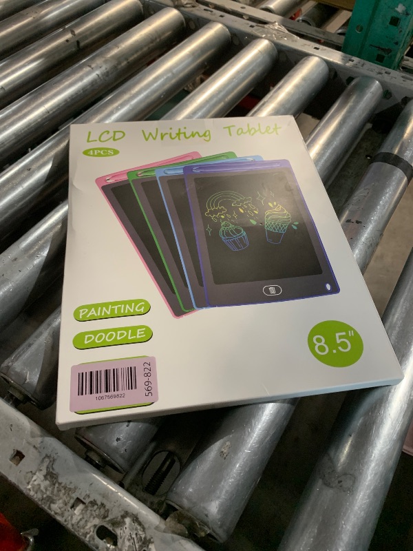 Photo 1 of ***MISSING PARTS***
4 Pack LCD Writing Tablet for Kids, 8.5 Inch Colorful Doodle Board Drawing Tablet, Educational Learning Toys Birthday Gifts for Boys Girls Age 3 4 5 6 7 8