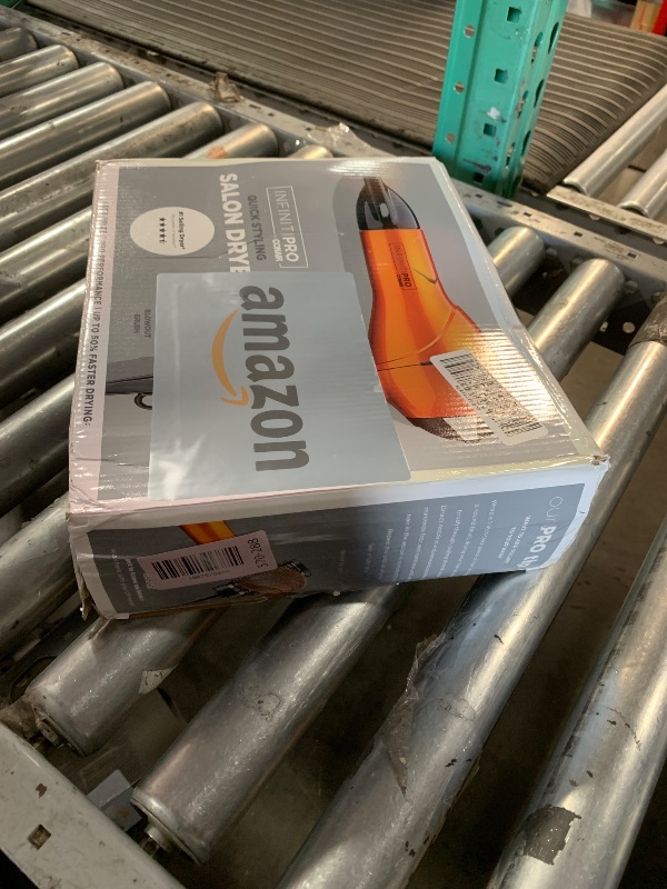 Photo 1 of ***MISSING PARTS***
Infiniti PRO CONAIR Hair Dryer with Diffuser, Professional AC Motor, Tourmaline Ceramic Technology Blow Dryer, Includes Concentrator and Blowout Brush, Amazon Exclusive, Orange