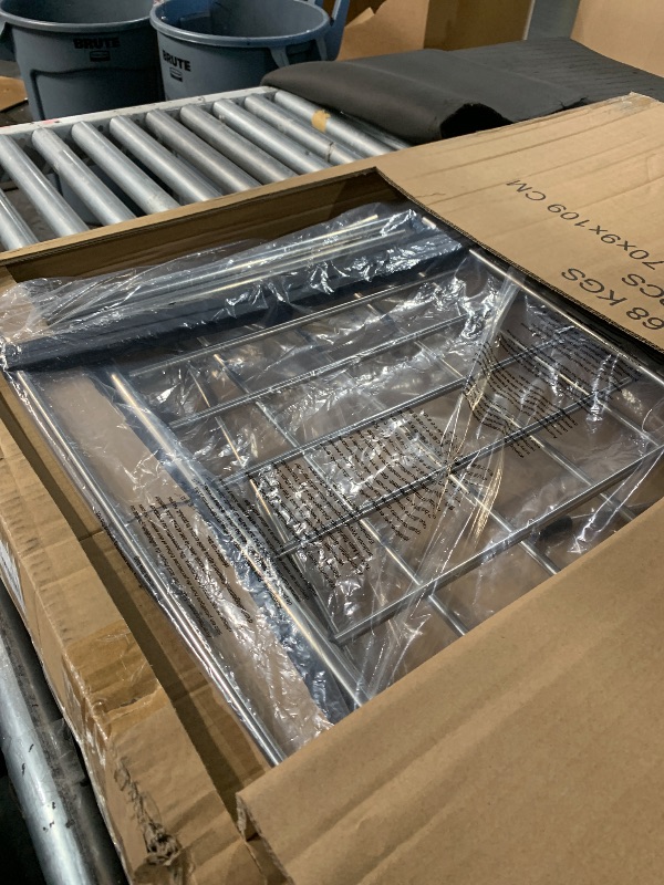 Photo 1 of ***DAMAGED - SEE NOTES/PICTURES***
Honey-Can-Do Collapsible Laundry Drying Rack, Sturdy Steel, Foldable & Portable Clothes Drying Rack, Space-Saving Design, Indoor & Outdoor Drying, Ideal for Laundry Room 50lb Capacity, Silver