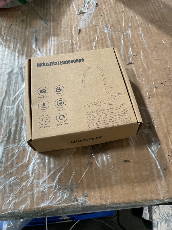 Photo 1 of [Dual-Lens] Endoscope Camera with Light, 1920P HD Borescope with 8+1 Adjustable LED Lights, IP67 Waterproof 16.5FT Semi-Rigid Snake Cord Inspection Camera for iPhone, iPad and Android Phone (Type C)