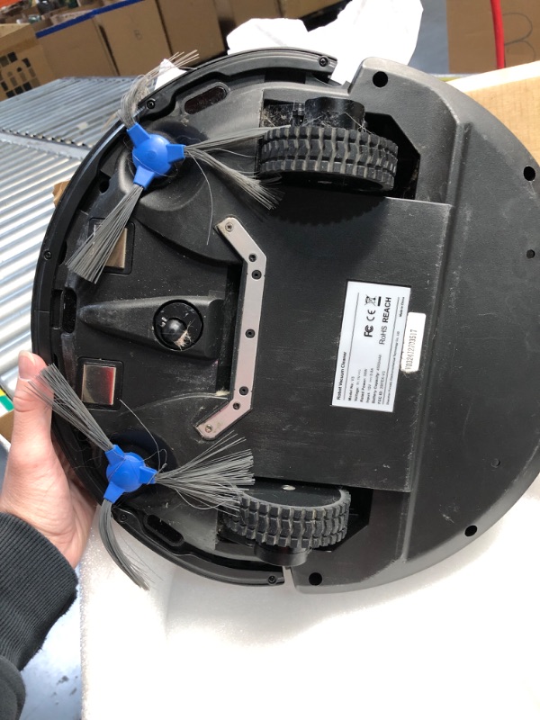 Photo 1 of ***DAMAGED - SEE NOTES/PICTURES*** Pureatic V3 3 in 1 Robot Vacuum and Mop with 5000Pa Suction Power, Work with 2.4GWifi/ Alexa/App/, Self-Charging Vacuum Cleaner, Tangle-Free, Ideal for Pet Hair,Carpet and Hard Floor