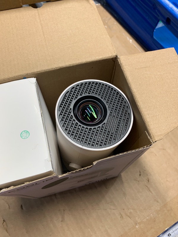 Photo 1 of [Built-in Apps & 2026 Upgraded] Mini Projector Support 4K 1080P Auto Keystone 180° Rotatable with WiFi 6 and Bluetooth 5.4, Projector Portable Compatibile with HDMI/TV Stick/Memory Stick/Laptop-White