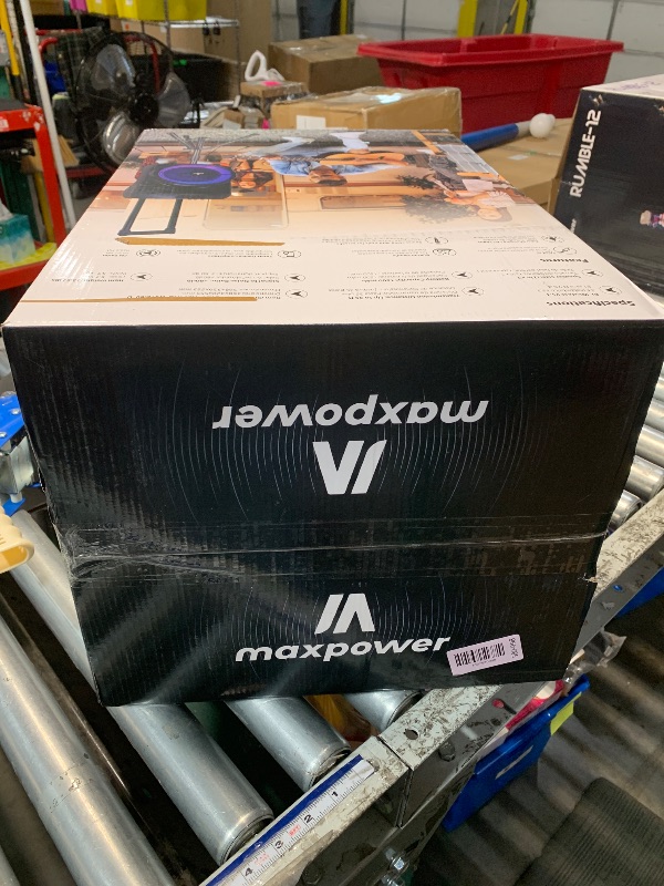 Photo 1 of 
Max Power Rumble 12" Woofer Bluetooth Trolley Speaker with Stand