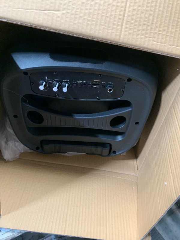 Photo 1 of 
Max Power Rumble 12" Woofer Bluetooth Trolley Speaker with Stand