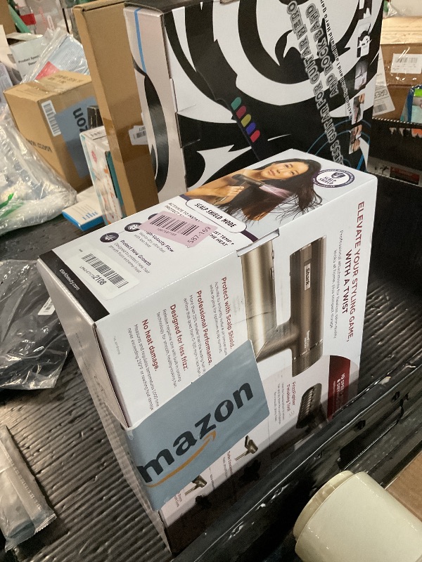 Photo 1 of ***PARTIAL SET - PRICE ADJUSTED***
Shark SpeedStyle Pro Flex Professional Performance High-Velocity Hair Dryer System with Scalp Shield & IQ Speed Styling and Drying Suite, Lightweight, Ionic, No Heat Damage, Mocha Silver, HD542