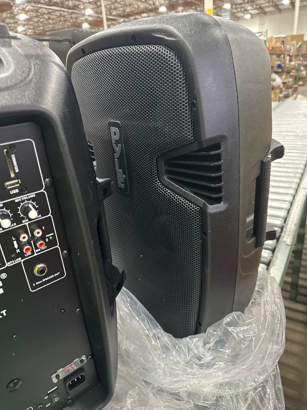 Photo 1 of ***TRUCK/TRAILER PICKUP ONLY*** Wireless Portable PA Speaker System - 1800W High Powered Bluetooth Compatible Active + Passive Pair Outdoor Sound Speakers w/ USB SD MP3 AUX - 35mm Mount, 2 Stand, Microphone, Remote - Pyle PPHP1249KT