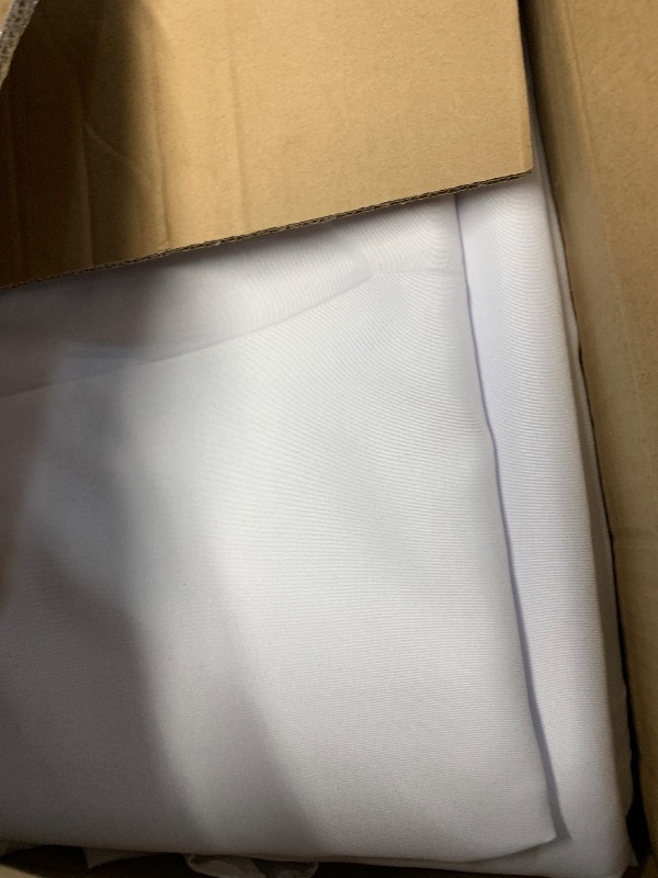 Photo 1 of ***ONLY THREE***
Dailyset 6-Pack White Round Tablecloths, 120 Inches, Stain-Resistant Polyester for 5-6 Ft Round Tables - Washable Table Covers for Weddings, Banquets, Birthday, Parties, Events