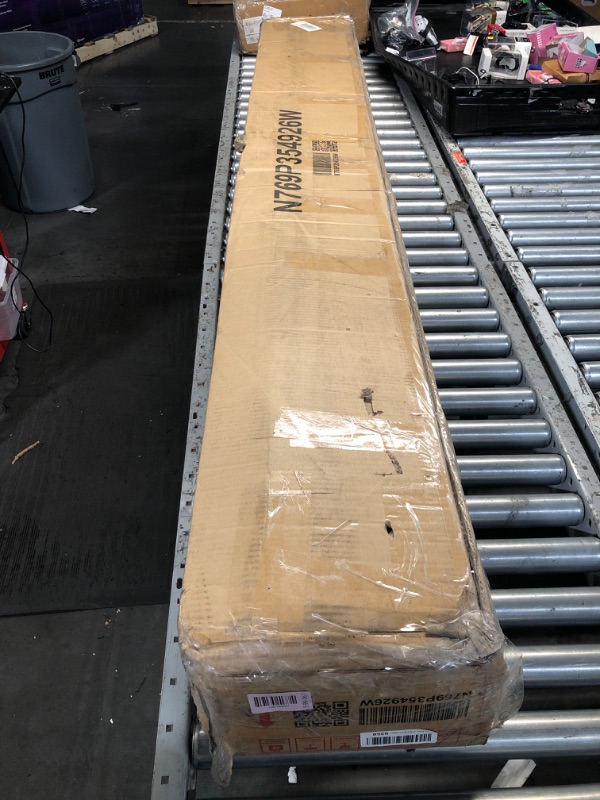 Photo 1 of ************INCOMPLETE ITEM, THIS IS ONLY BOX #2 OUT OF 2 TOTAL************
Merax Modern Queen Size Wood Platform Bed with Headboard, Mid-Century Floor Upholstered Bed Frame/No Box Spring Needed/Easy Assembly, Beige+ Nutural