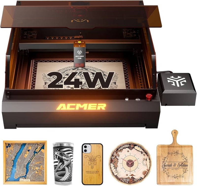 Photo 1 of ***SOLD FOR PARTS- MISSING PARTS***************** ACMER P2 Laser Engraver