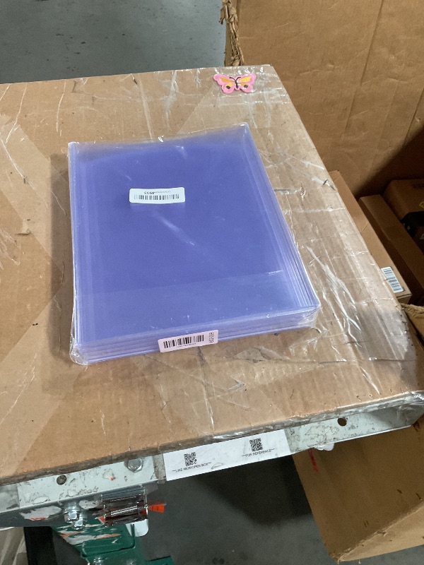 Photo 1 of (5 Count) Display Zone 9x11.5 Magazine Topload Holder - Premium Crystal Clear PVC Protectors - 7mm Thick Plastic Display Sleeves - Archival Top Loaders for Standard Magazine Collectors