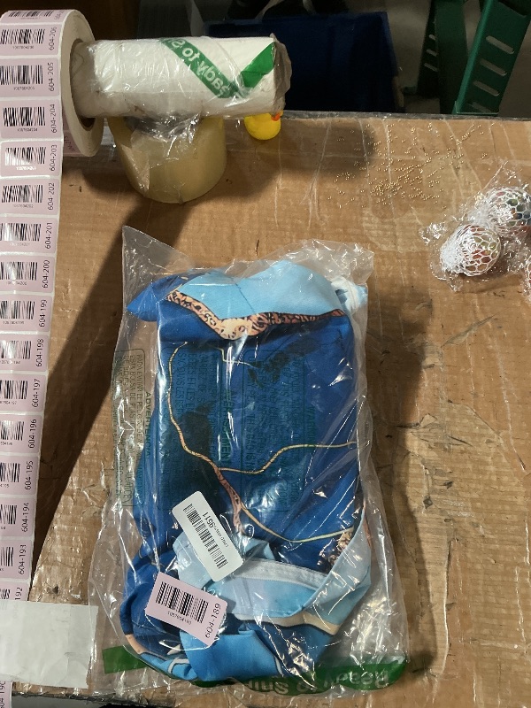 Photo 1 of ***STOCK IMAGE FOR REFERENCE***OSAM SPACE Outdoor Tablecloth with Umbrella Hole, Round Elastic Fitted Table Cloth with Invisible Zipper,Abstract Liquid Teal Blue Marble Picnic Patio Table Cover 36-44in