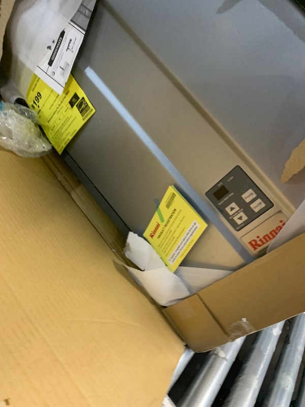 Photo 1 of ***PARTS ONLY***
Rinnai RU199iN Condensing Tankless Hot Water Heater, 11 GPM, Natural Gas, Indoor Installation