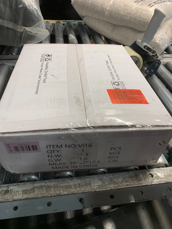 Photo 1 of ***FACTORY SEALED***Vikrami Premium Minimalist Walnut-Colored Modern LED Ceiling Light - 36W Oval Flush-Mount Fixture, 4000K Neutral Light, 14.1" Low-Profile Design, Energy Efficient for Bedroom, Corridor & Aisle