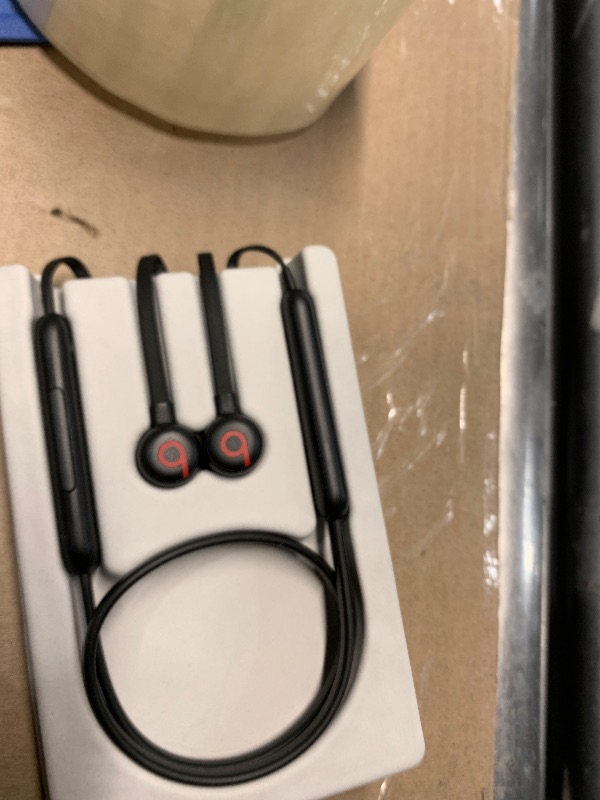 Photo 1 of ***FACTORY SEALED***Beats Flex Wireless Earbuds - Apple W1 Headphone Chip, Magnetic Earphones, Class 1 Bluetooth, 12 Hours of Listening Time, Built-in Microphone - Black