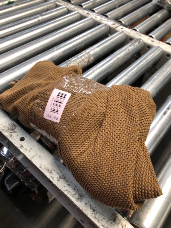 Photo 1 of ***DAMAGED - SEE NOTES/PICTURES***Cordless Portable Electric Heating Blanket, Battery Heated Wearable Shawl Wrap Blanket for Car, Camping, Home, Office, Wireless USB Zipper Heated Warming Shawl Poncho Cape Washable (Brown)