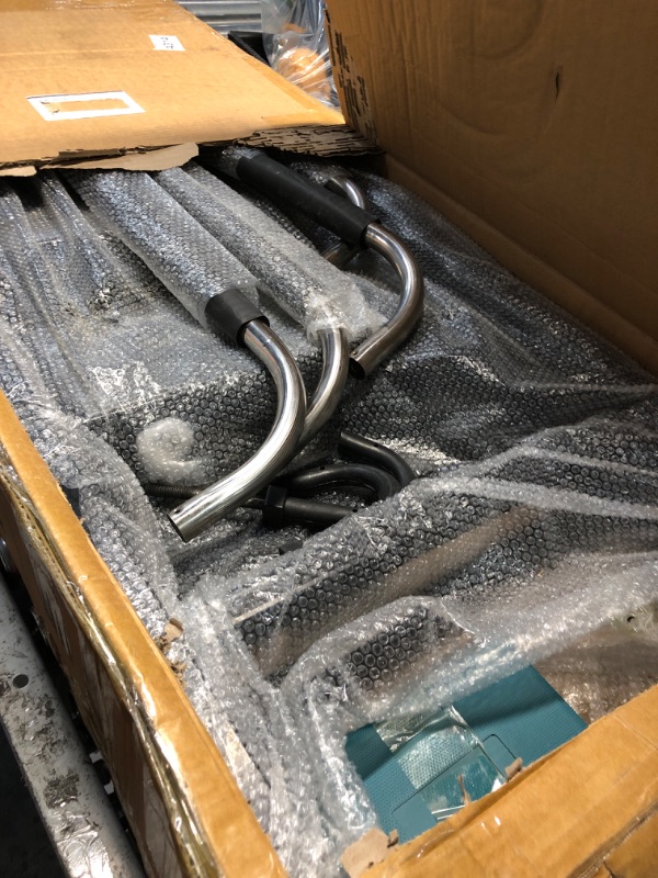 Photo 1 of ***Missing Hardware ***
Foldable Aluminum Loft Stairs Ladders, 10 Step Folding Bunk Bed Ladder with Handrails, Portable Anti-Slip Egress Attic Ladders, Floor-Mounted Metal Roof Access Step Ladder for Dorm RV Home Attic Stair