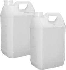 Photo 1 of ***MISSING PARTS -SELLING AS IS*** Dimeho 2 Pcs 1 Gallon Plastic Jug MISSING ONE CONTAINER Water Storage Containers Reusable Empty Square Liquid Jar for Milk Water Beverage Oil Sauces Detergent Cleaning Solution Home Camping Outdoor
