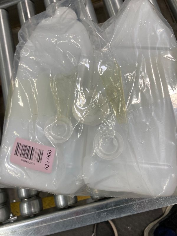 Photo 1 of ***MISSING PARTS -SELLING AS IS*** Dimeho 2 Pcs 1 Gallon Plastic Jug MISSING ONE CONTAINER Water Storage Containers Reusable Empty Square Liquid Jar for Milk Water Beverage Oil Sauces Detergent Cleaning Solution Home Camping Outdoor