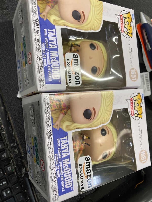 Photo 1 of ++2 PACK++Funko Pop! TV: White Lotus- Tanya McQuoid - Boat - Amazon Exclusive - Collectable Vinyl Figure - Gift Idea - Official Merchandise