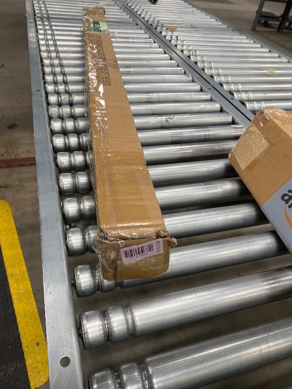 Photo 1 of 1 1/8 Inch Diameter Curtain Rods 144 to 240 Inches(12-20ft), Telescoping Heavy Duty Large Drapery Rod with Adjustable Aluminum Alloy Bracket, Solid End Caps for Windows Patio Decoration, Matte Black