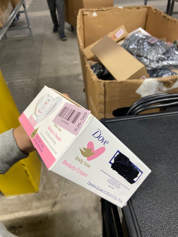 Photo 1 of ***ONLY 5 PIECES INSIDE***Dove Lotion, Beauty Cream - Light, Fast-Absorbing Face and Body Cream for Normal to Dry Skin, 24-Hour Moisture, Travel Size, 2.53 Fl Oz. (Pack of 12)***ONLY 5 PIECES INSIDE***